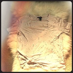 Plungy v-neck T-shirt